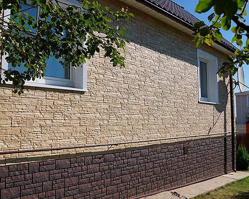 Фасадные панели под камень